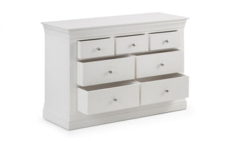 Clermont 4+3 Drawer Chest - White