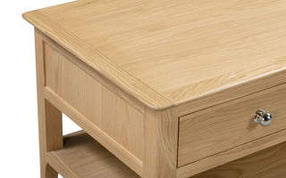 Cotswold Coffee Table With 2 Drawers, Oak Wood