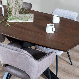 Espresso Mango Wood Dining Table