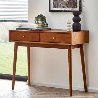 Lowry Wooden 2 Drawers Writing Desk