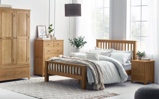 Mallory High Footend Bed Oak Wood