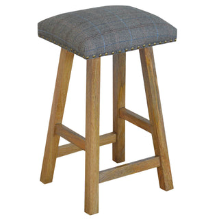 Mixed Tweed Bar Stool