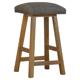 Mixed Tweed Bar Stool