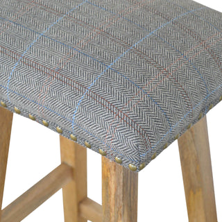 Barhocker aus gemischtem Tweed 