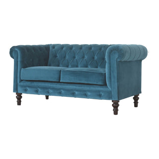 Teal Chesterfield Sofa