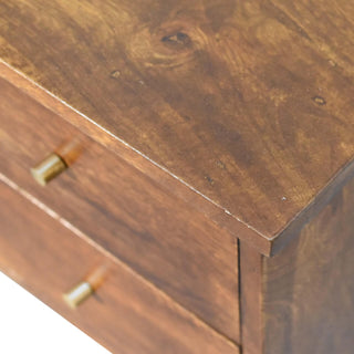 Nordic Bedside, Chestnut