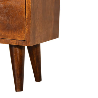 Nordic Bedside, Chestnut