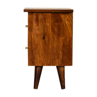 Nordic Bedside, Chestnut