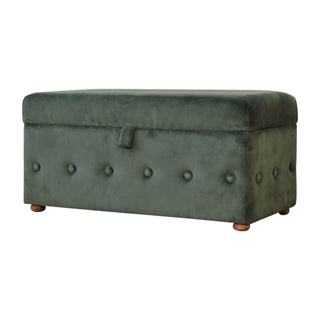 Emerald Green Ottoman