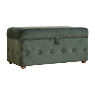 Emerald Green Ottoman