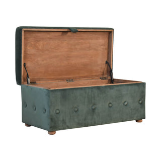 Emerald Green Ottoman