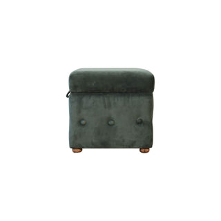 Emerald Green Ottoman