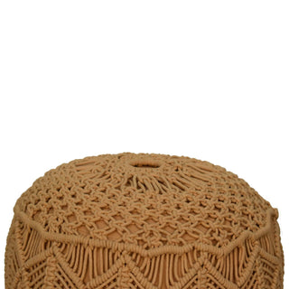 Crotchet Stool, Mustard