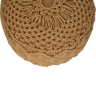 Crotchet Stool, Mustard