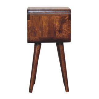 Narrow Open Bedside, Chestnut