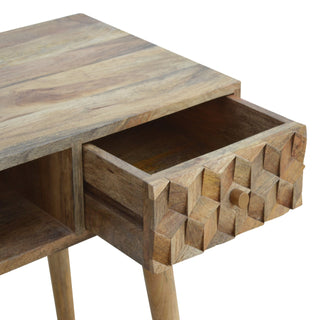 Cube Carved Desk