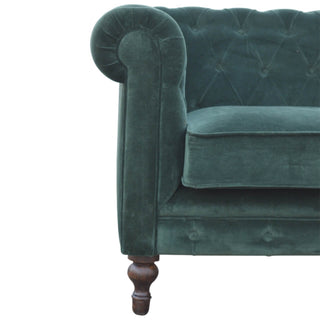 Emerald Green Chesterfield Sofa