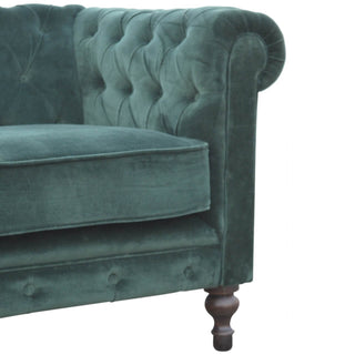 Emerald Green Chesterfield Sofa