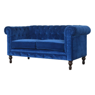 Royal Blue Chesterfield Sofa