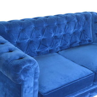 Royal Blue Chesterfield Sofa