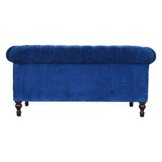 Königsblaues Chesterfield-Sofa 