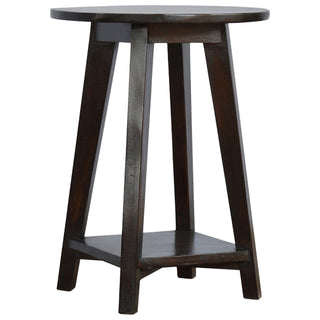 Mango Wood Bar Stool, Walnut Effect