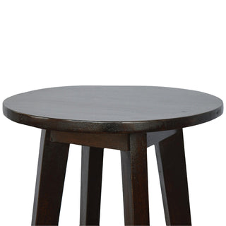 Mango Wood Bar Stool, Walnut Effect