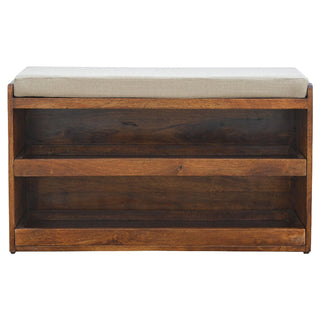 Shoe Storage Bench, Chestnut